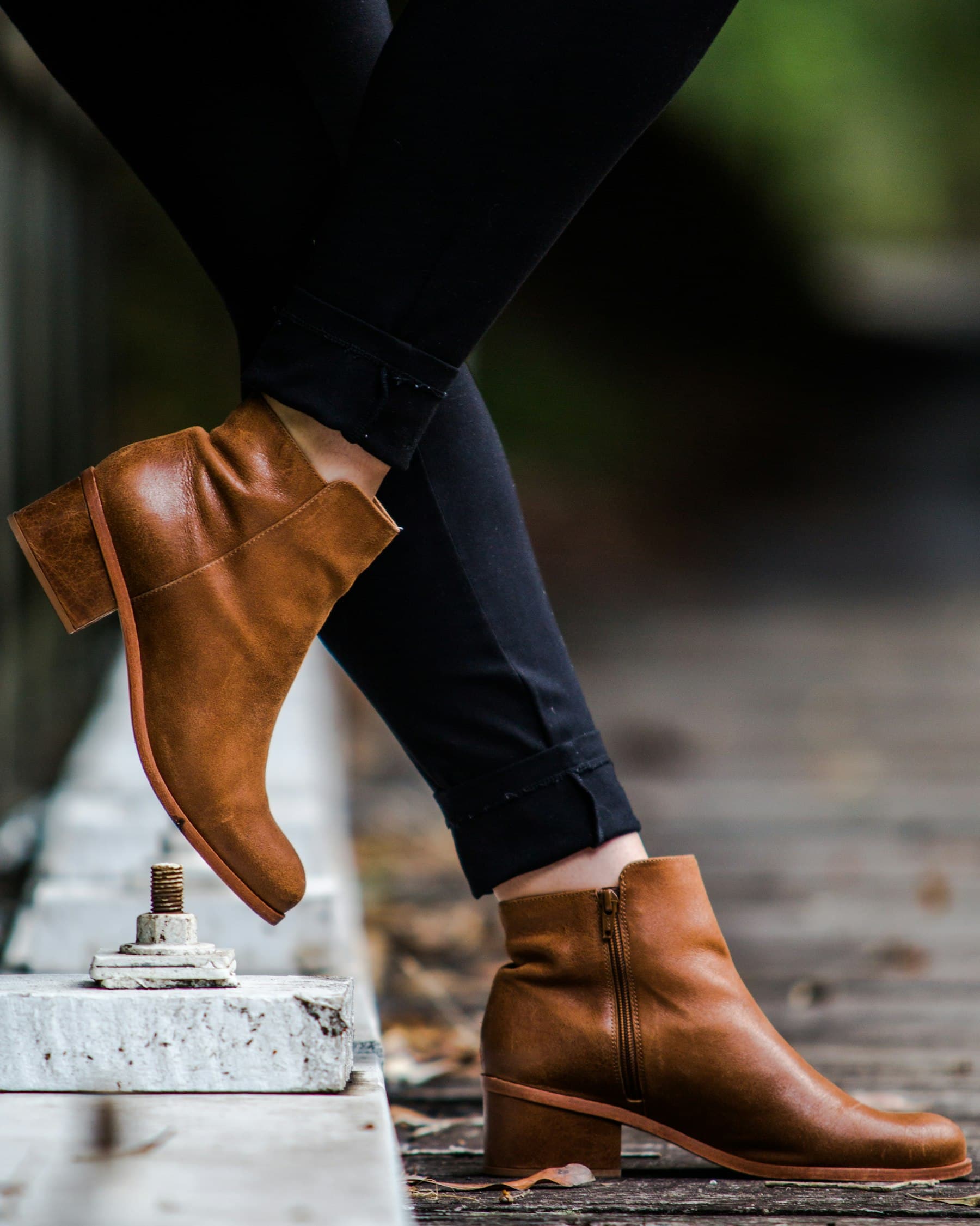 Detailshot van schoenen